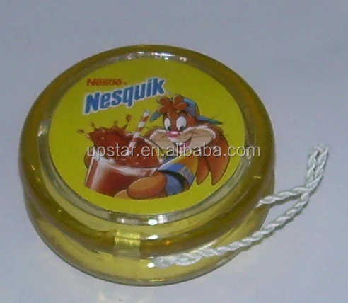 Led flashing yo yo with big logo area