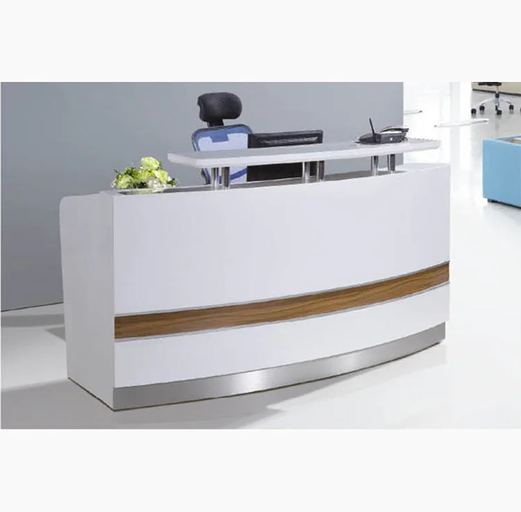
White cheap reception desk beauty salon reception desk 
