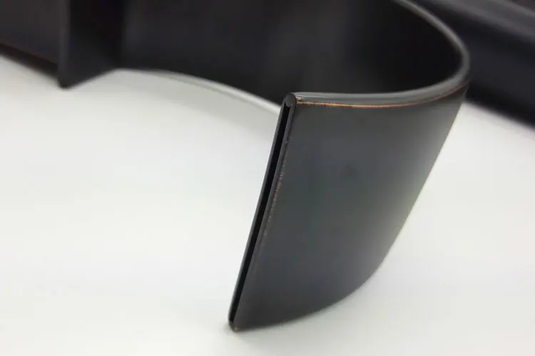 Black finishing brass material circle sensor water mixer faucet for lavatory wachroom