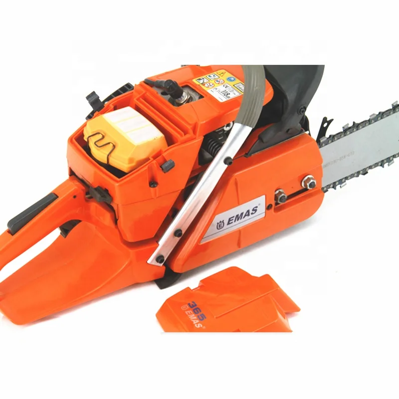 Emas Best Selling Portable  Petrol Gasoline Tree Cutting Machine Hus 365 Chainsaw in 65cc