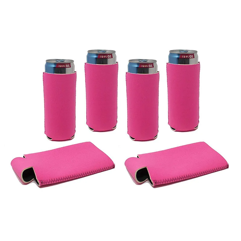 Blank Neoprene 330ml Energy Drink Skinny Can Cooler Sleeve 12oz Slim Beer Can Cooler