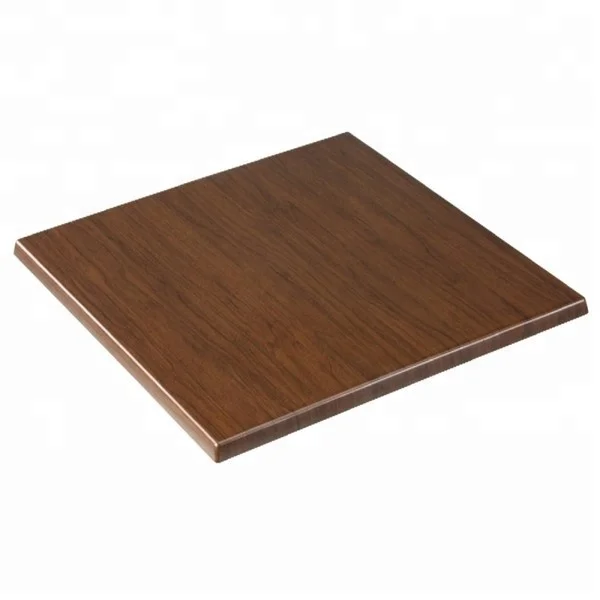 Square and round solid wood table top