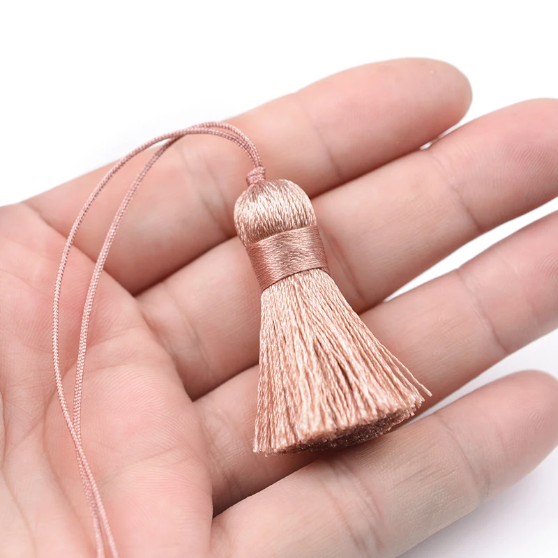 LONGJIE  20 colors fashion handmade 3.5cm mini tassel small tassel