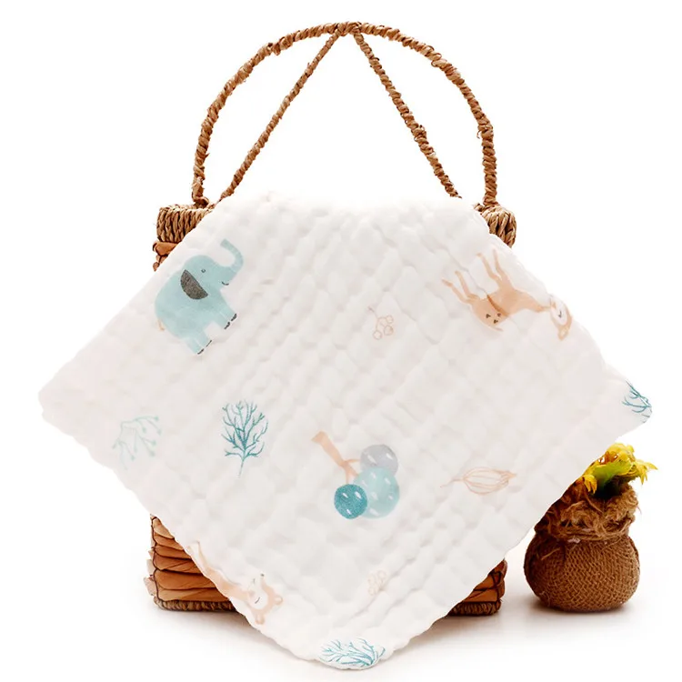 Soft Cotton Gauze Baby Handkerchief Infant Kids Towel Newborn Washcloth Child Feeding Cloth