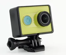 Free Shipping Xiaomi yi case Projector Accessories Frame Camera Standard Protective Shell Mount for Xiaomiyi camera