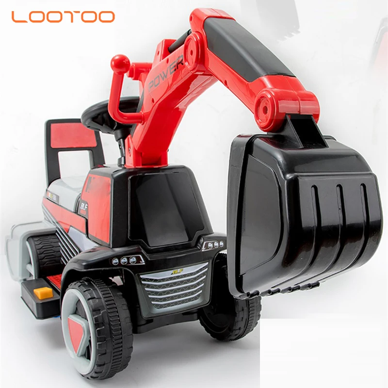 China factory cheap price electric children construction car toy excavator