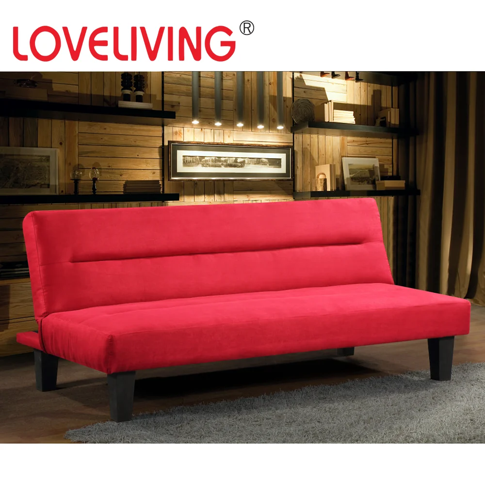 Fabric sofa Bed,Red