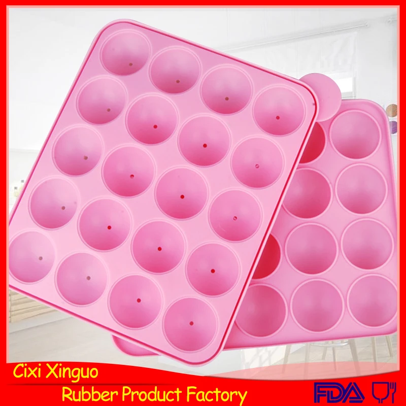 069 20 cavity round ball shape silicone mold for lollipops, lollipop mold lollipop candy mold children home diy cake tool resued