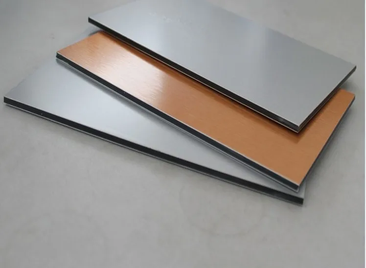 Modern building materials pe Aluminum composite panels used for external facade coverings