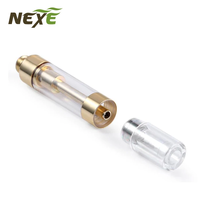 
lead free Gold color ceramic vape cartridge 510 atomizer disposable for 510 thread cbd carts cbd vape carts 