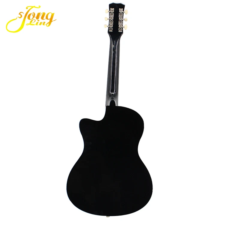 Wholesale black 38 inch acoustic guitar