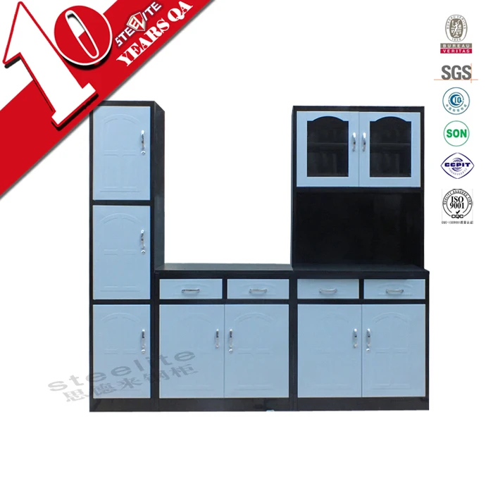 
high gloss factory price metal kitchen cabinet in South Africa 