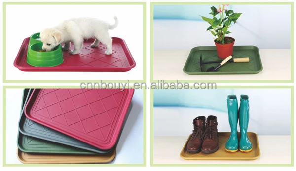 
hot selling red plastic shoe and boot tray 