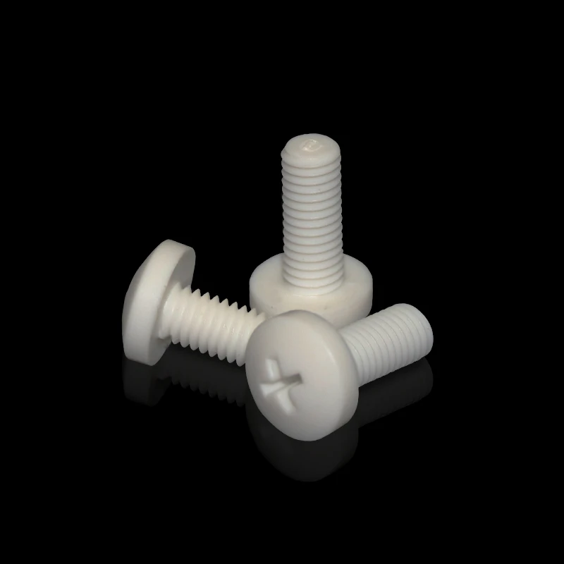 Plastic Cross Recessed Pan Head Polypropylene PP Screw Plastic bolt plastic screw and nut