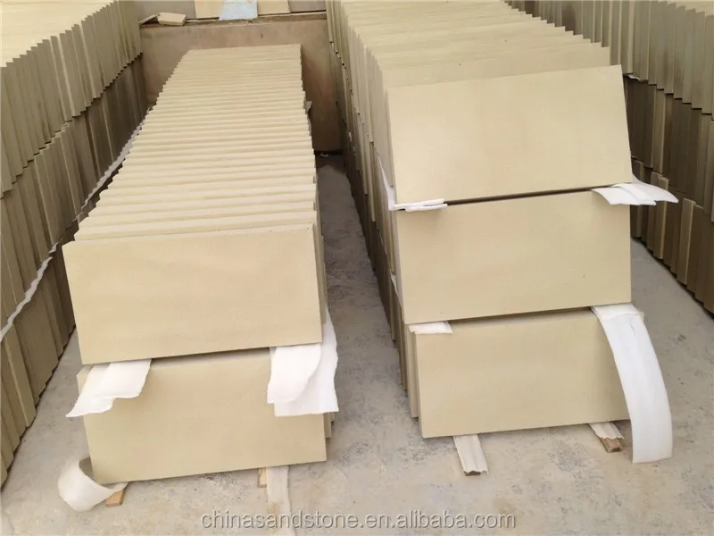 Sichuan xinfengrui natural beige sandstone paving stones wall panels stone slabs for factory sale