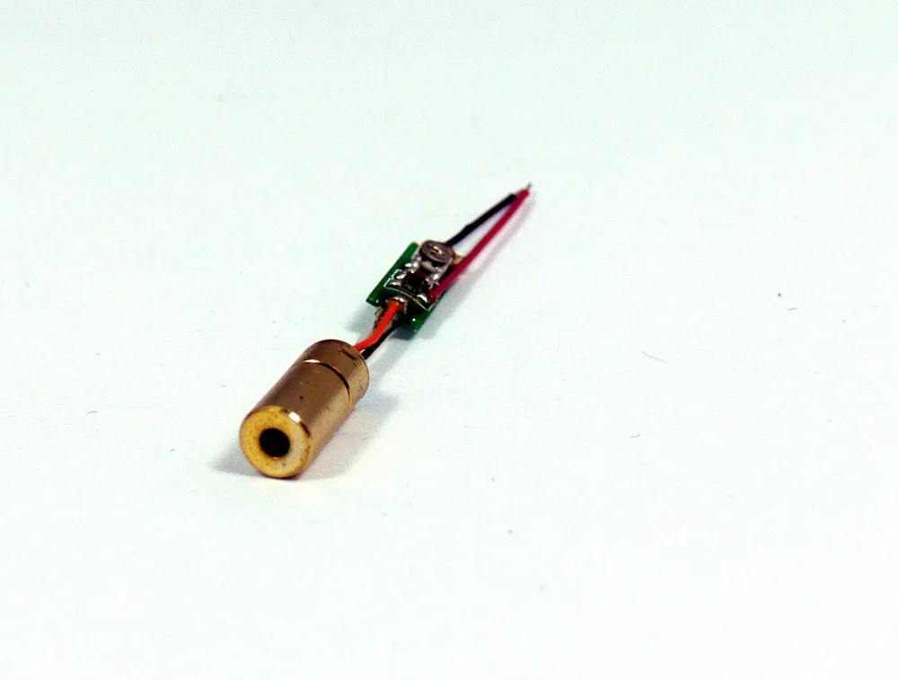 Малый размер 650nm D6mm 5V DC 5mW миниатюрная лазерная точечная Диодная модульная головка для