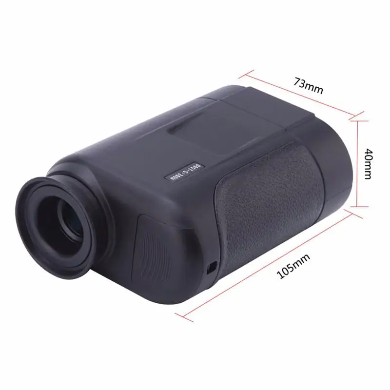 1500m 6X Handheld Telescope Distance Meter Digital Monocular Laser Range Finder Angle Height Measurer Golf Hunting Rangefinder