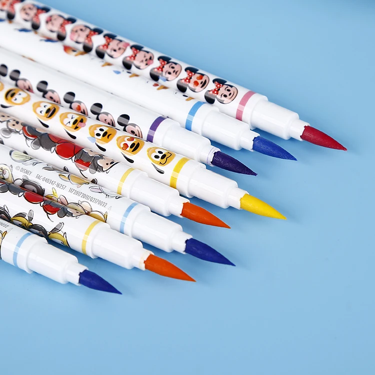 pen of Wenzhou  writing fluent  dual tip brush marker pens color marker with  dual brush tip  pens nylon nib