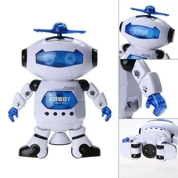 
Electric robot toy LED Light Music Dancing Robot Toy Children Electronics toys 