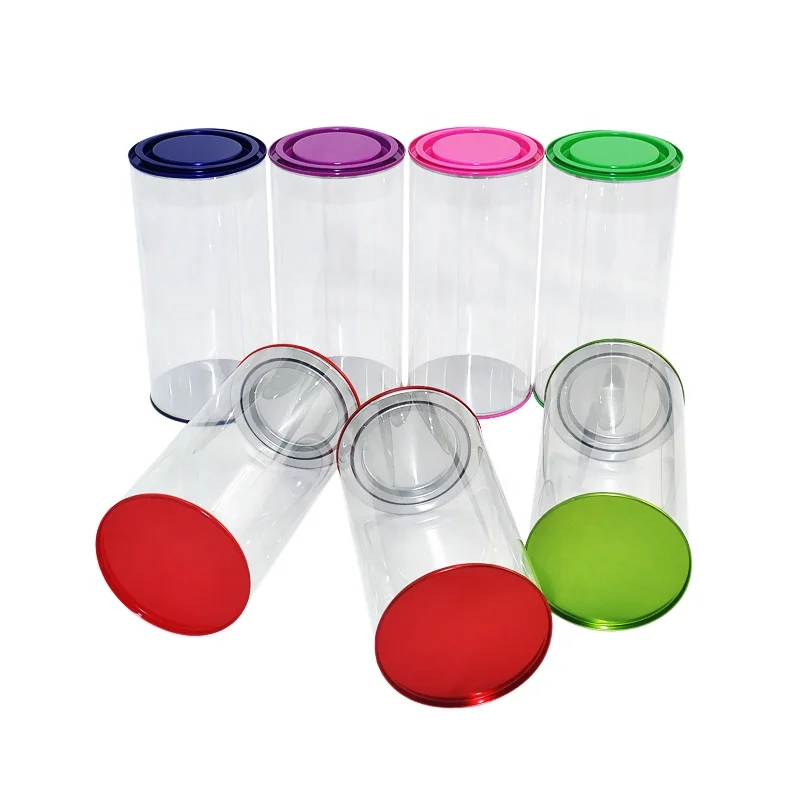 D75X140Hmm Factory custom pet plastic canister with lid