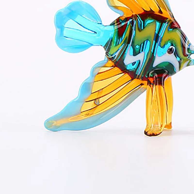 
new design home craft decor blown glass figurines hotel decoration 
