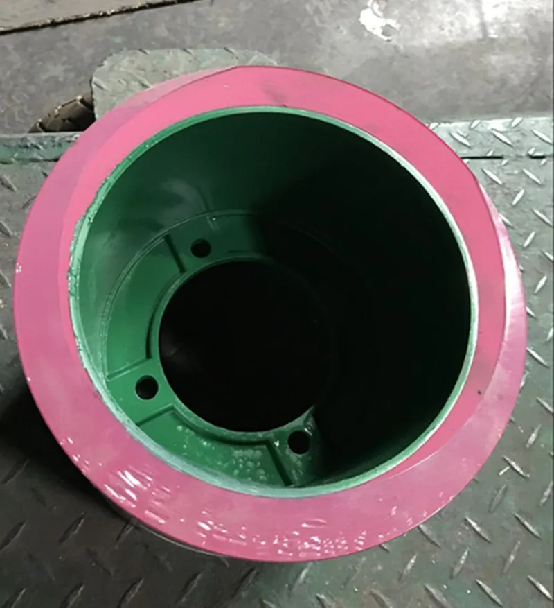 10 inch EPDM red color cast iron drum  rubber roller for rice mill machine