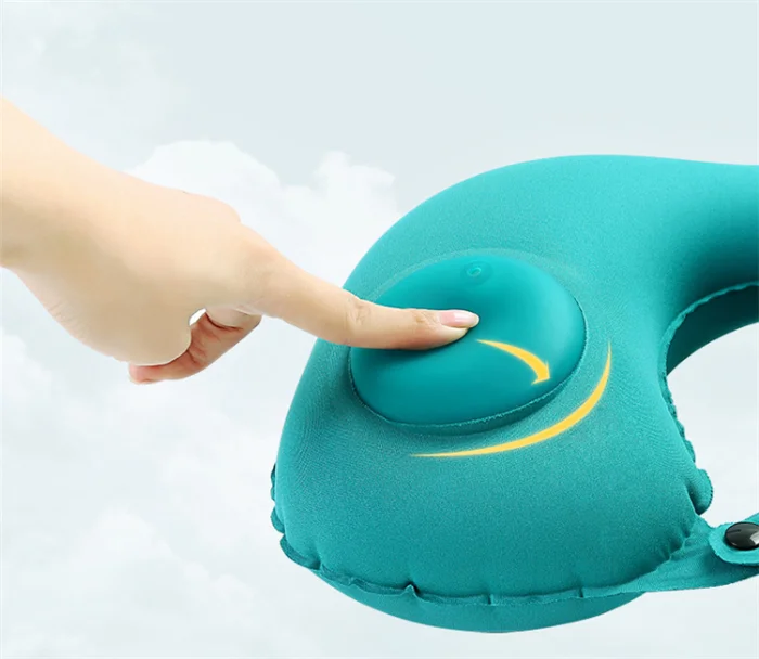 Air Inflatable Traveling Comfortable Travel Pillow for Sleeping Travel Neck Pillow Airplane