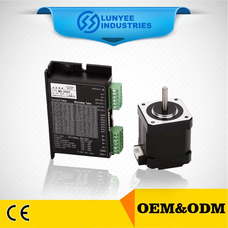 Упаковочная машина Шагового Двигателя Nema15 39HM 0.1n.m Крутящий Момент