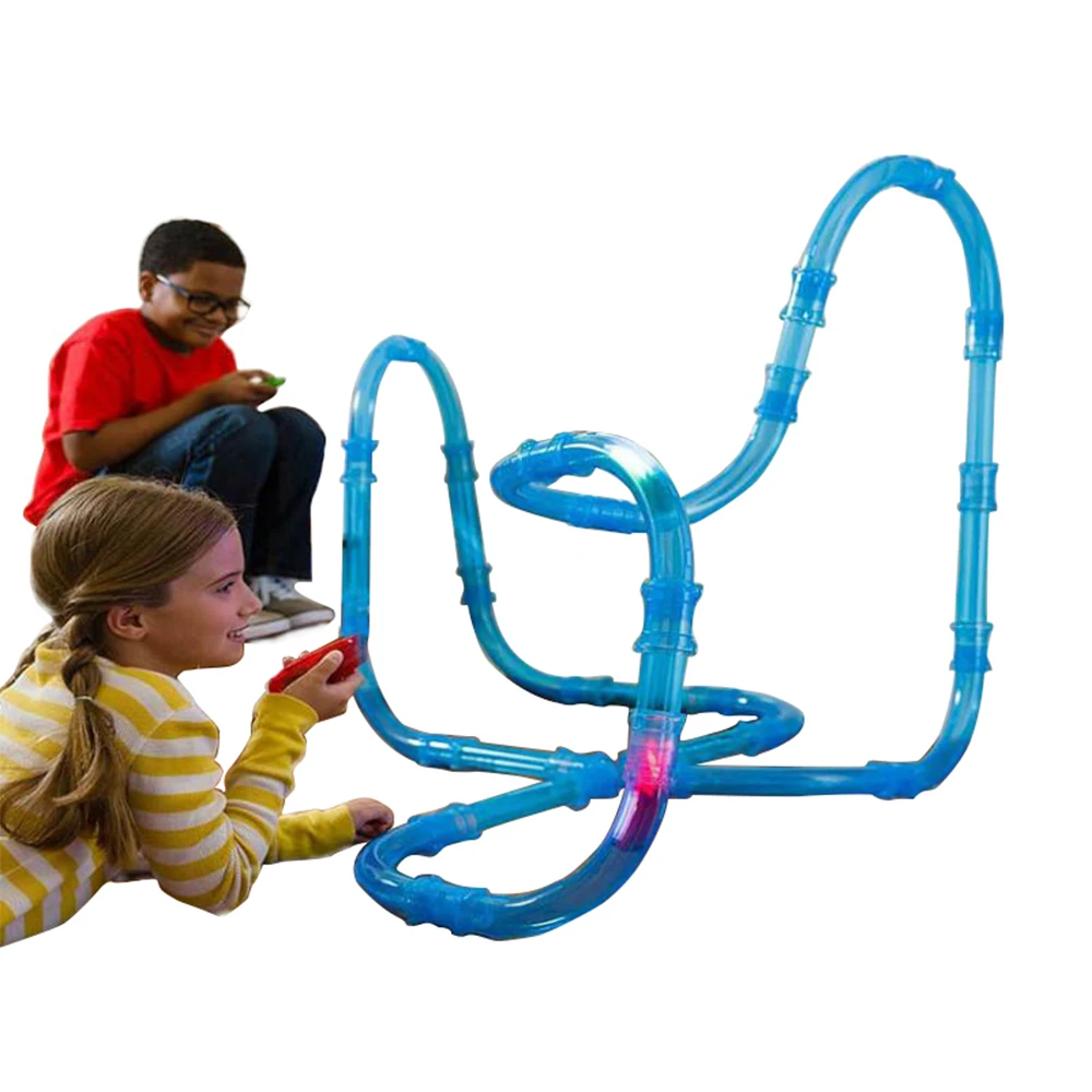 
DIY magic tube toy high speed pipe racing rc car track 