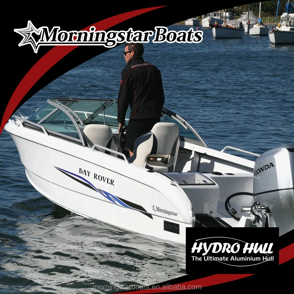 small aluminum fishing runabout boat hull