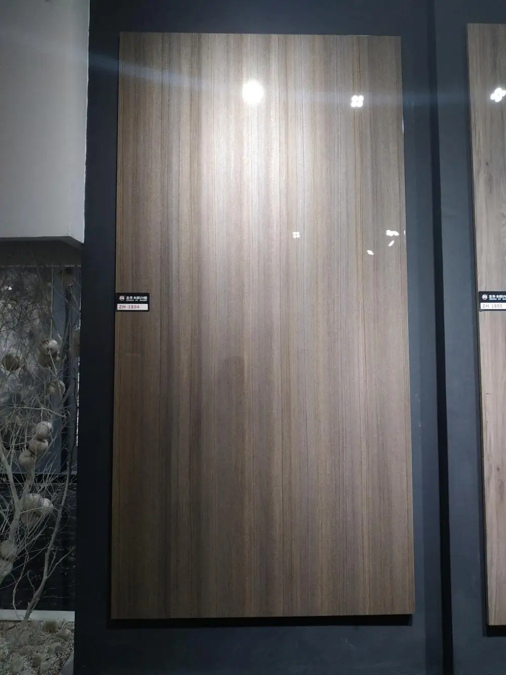 High gloss wood grain fiberboard mdf for furniture