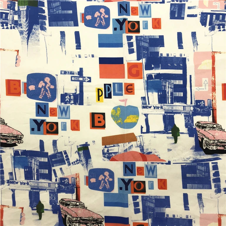 Factory direct high quality custom cotton digital printing canvas fabric