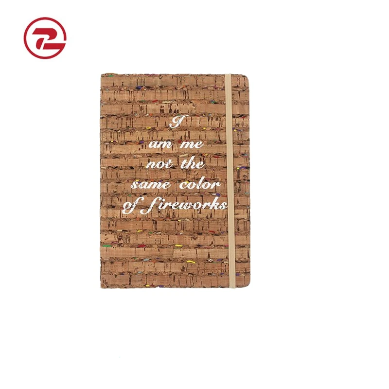 2019 new type a5  custom hardcover notebook cork board cover wood cover notebook