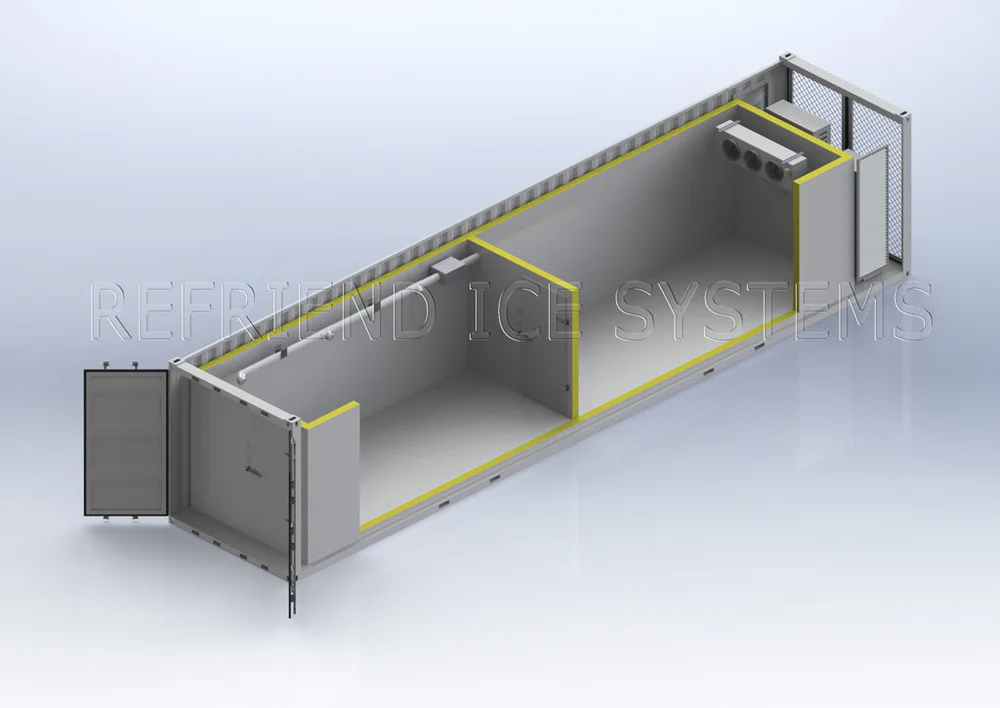 
40ft Solar Power Container Cold Storage 