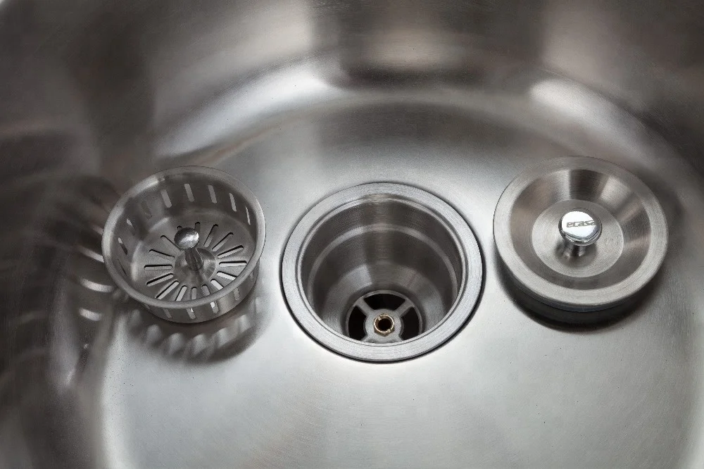 18.5'*6.3' single round bowl kitchen sink stainless steel