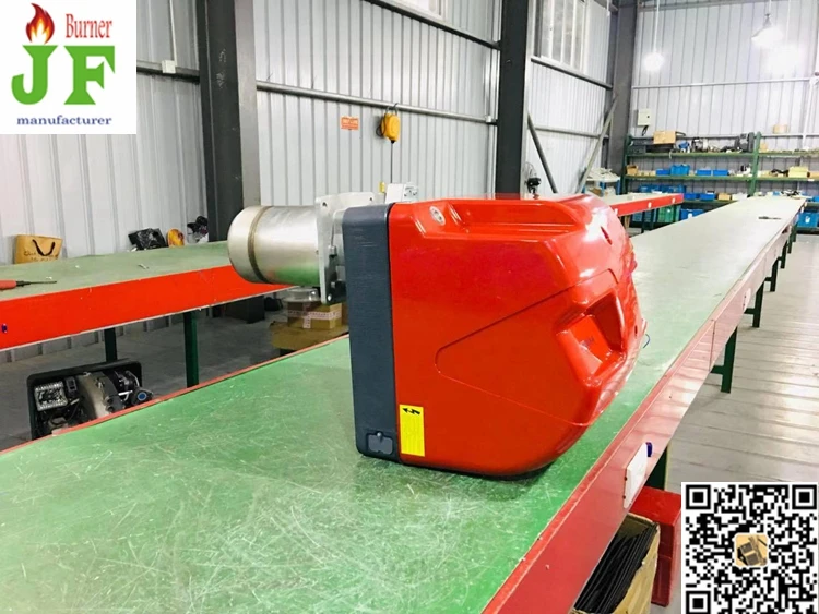 JF RS44 natural gas  burner for steam boiler / gas fired industrial China burner  similar riello burner