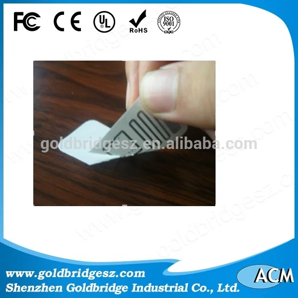 Китай завод 860-960 МГц UHF rfid лобовое стекло tag anti-tamper стикер для парковки/автомобиль/автомобиль