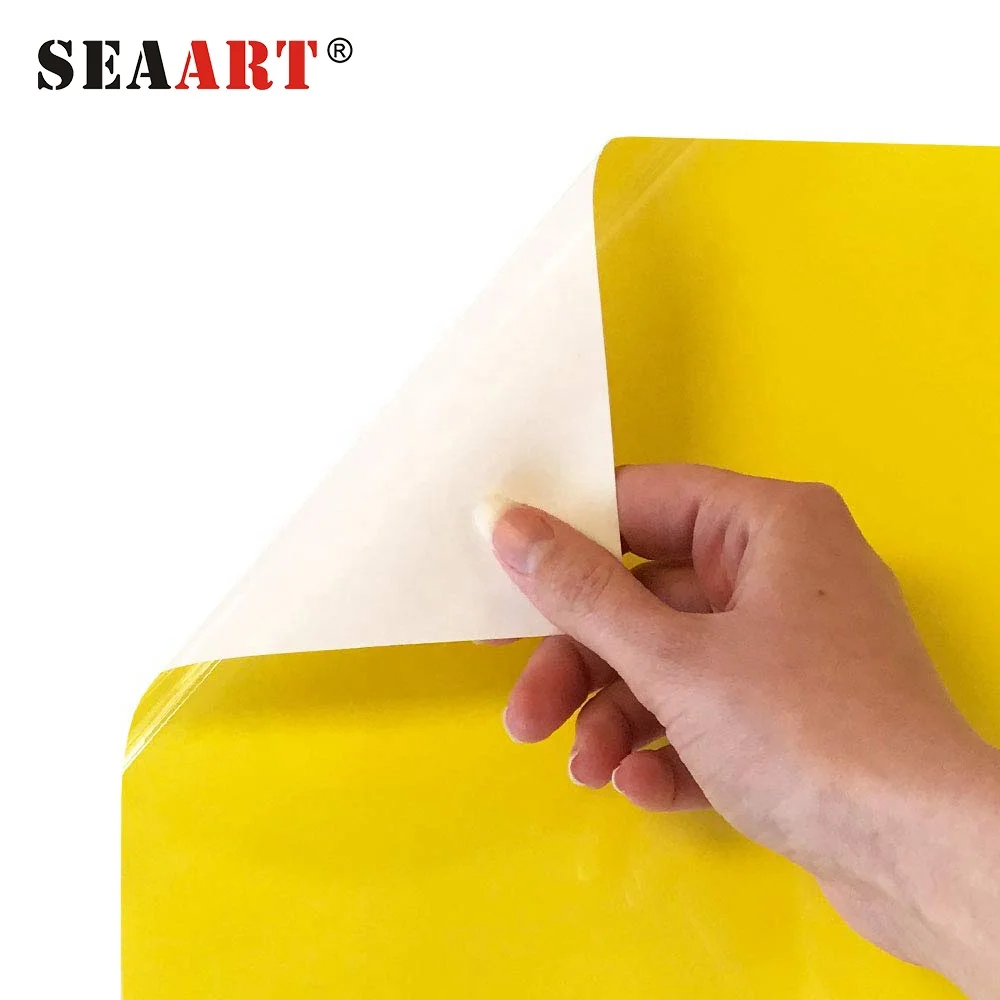 Seaart S914 Yellow Easyweed Soft Thin Easy Cut PU Heat Transfer Vinyl