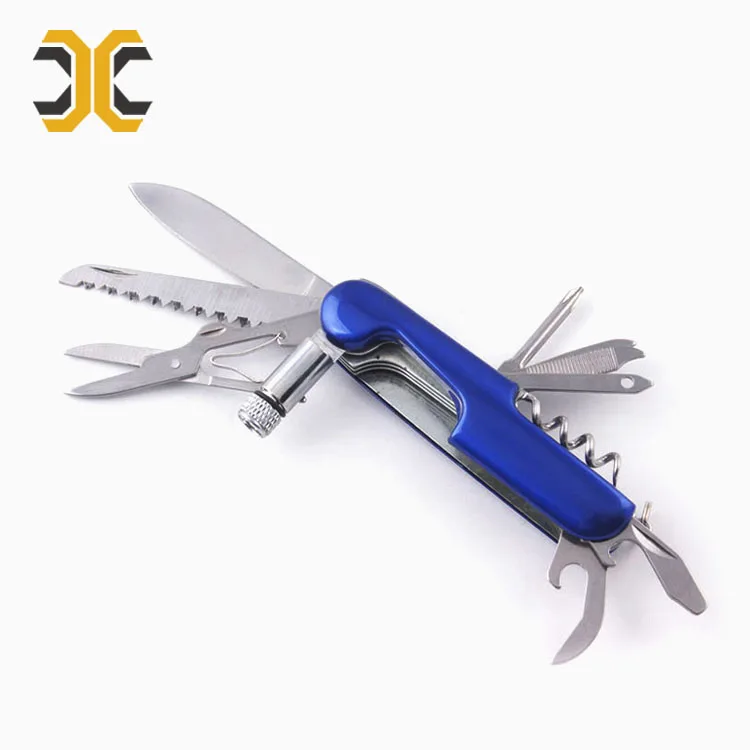 Free Sample EDC Portable knife multi function tool with led light