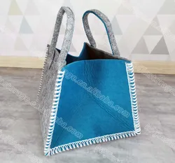 Felt Cloth Storage Basket For toys or clothes foldable Storage Felt hamper