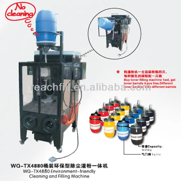 WQ-TX4880 устройство для очистки и розлива картриджей