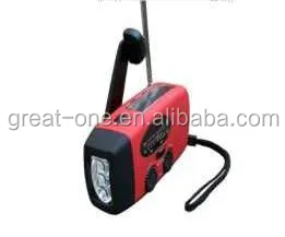  Amazon Лидер продаж солнечный ручной фонарь NOAA с зарядным устройством для сотового телефона 600/1000 мАч