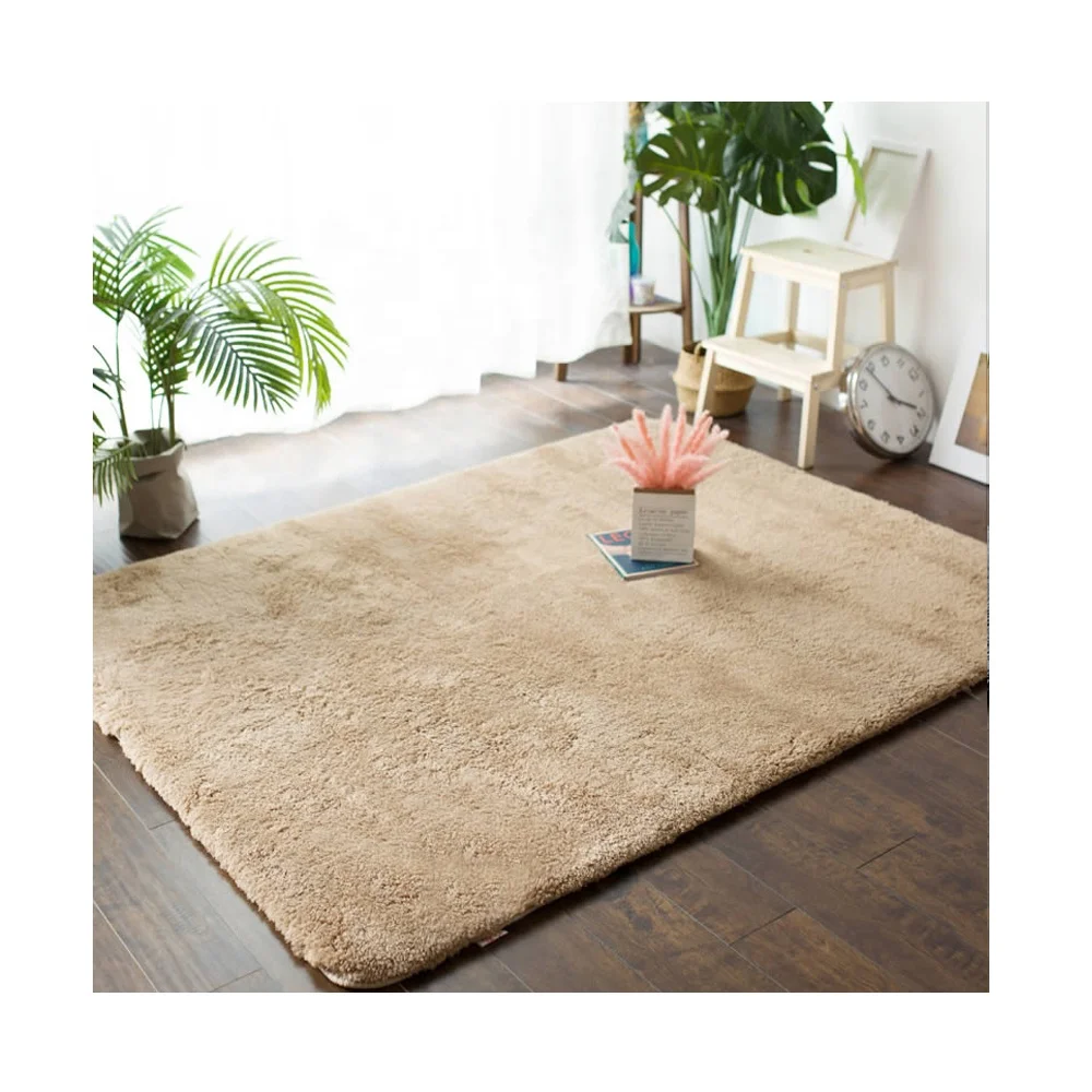 Solid Rugs Pink Purple Carpet Thicker Bathroom Non-slip Mat Area rug for living room Soft Child Bedroom Mat