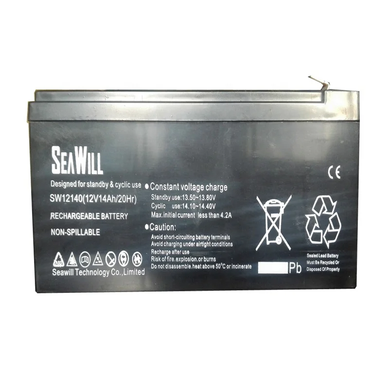 12v 14Ah  AGM rechargeable VRLA lead acid battery
