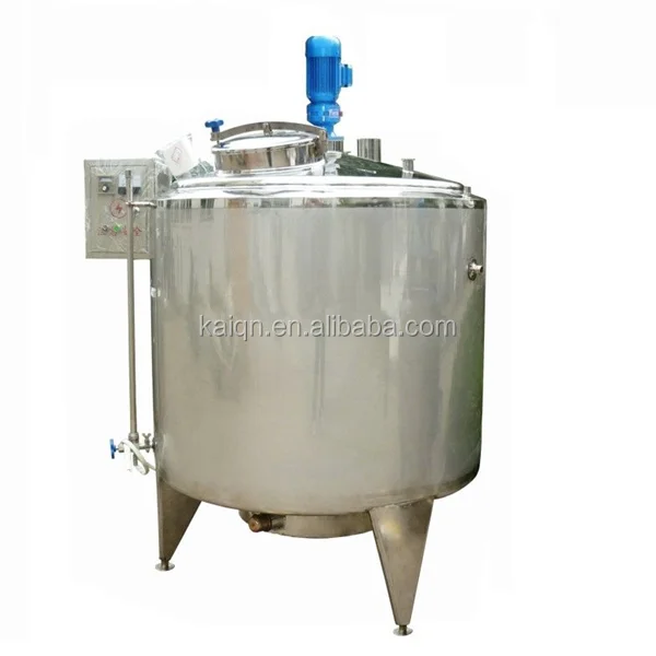 stainless Steel food juice double jacketed mixing tank with agitator