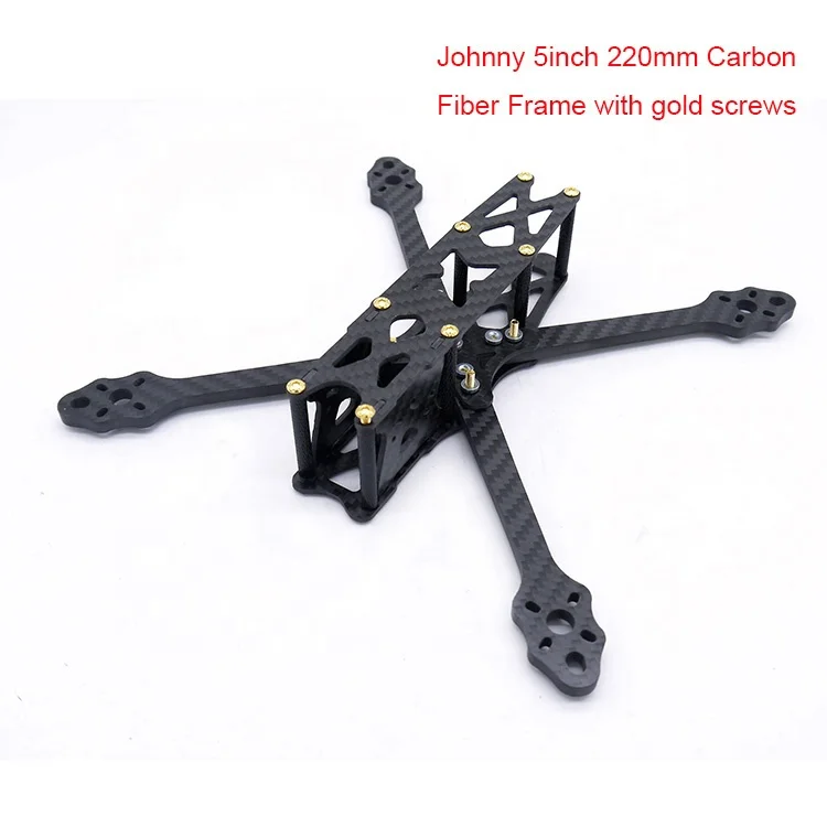 Johnny 5 inch 220mm 220 5mm Arms Carbon Fiber true X Quadcopter Frame kit  For FPV Quadcopter Drone