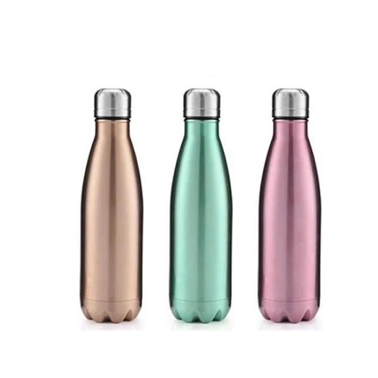 0.5L double wall cola shape Stainless Steel vacuum flask & Thermoses bottle