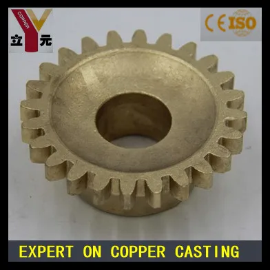 Hebei Liyuan  copper castings brass All kinds of hardware product open double pump impeller impeller pump