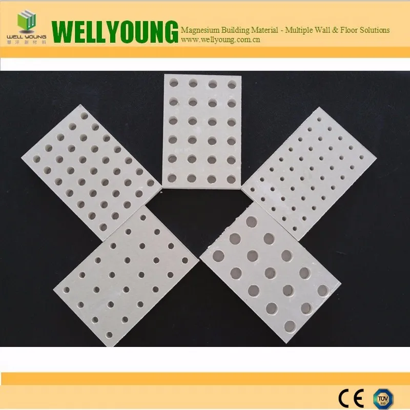 
cheap price perforation gypsum board for soundproofing drywall to India 