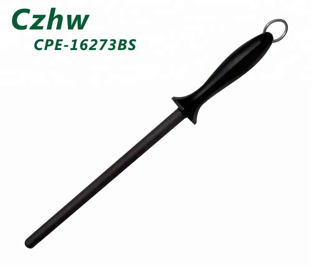 
impact-resistant honing knife ceramic sharpener rod 